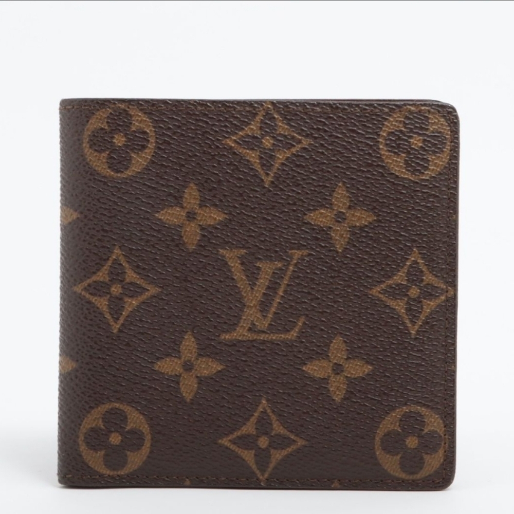 Authentic Louis Vuitton Monogram Portefeuille Marco M61675 MI882 Compact Wallet